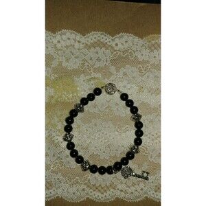 Beautiful!!! Onyx black bracelet magnet